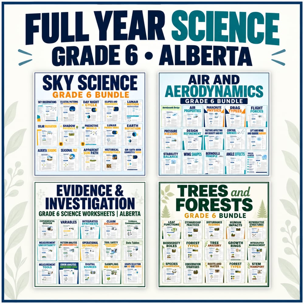 Full Year Science • Grade 6 • Alberta