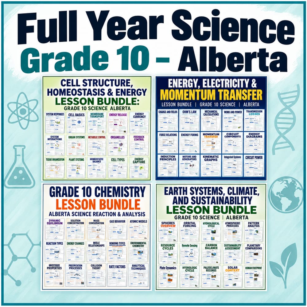 Full Year Science • Grade 10 • Alberta